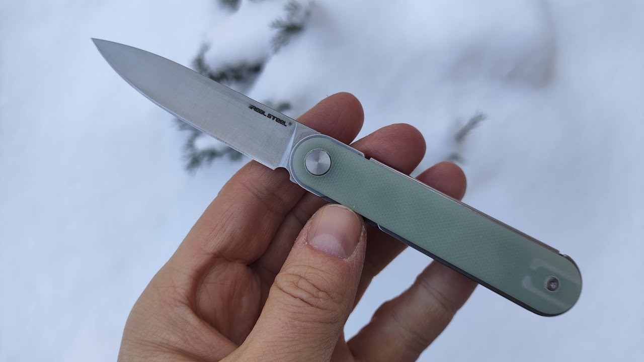 Folding knife Складаний ніж Real steel Iris Jade