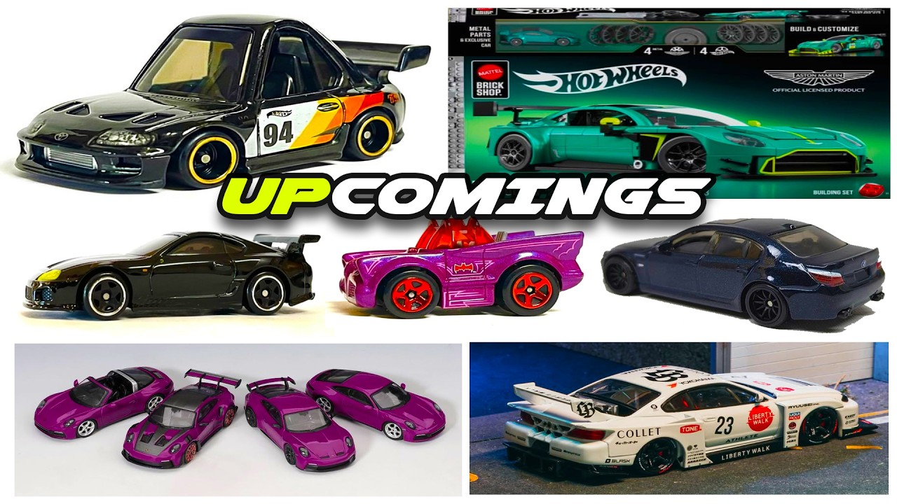 Витрина - Hot Wheels Toyota Supra STH, модель Aston Martin Vantage GT3, BMW E60 M5 и многое другое.