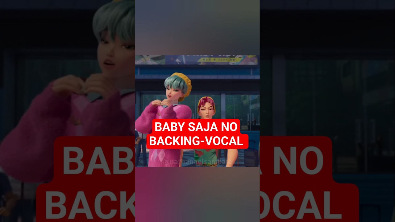 BABY SAJA NO BACKING-VOCAL #guerreirasdokpop #babysaja #jinu #rumi #shorts