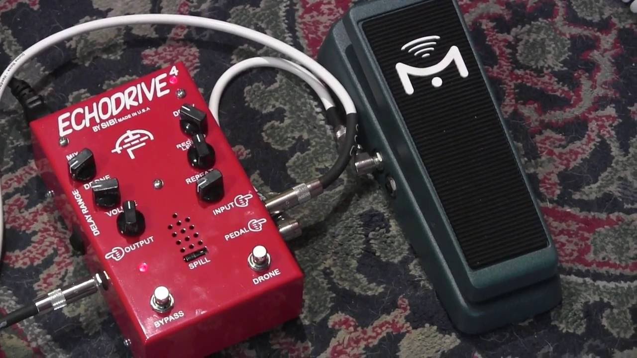 SiB FX ECHODRIVE 4 tube echo demo with Mission Expression Pedal