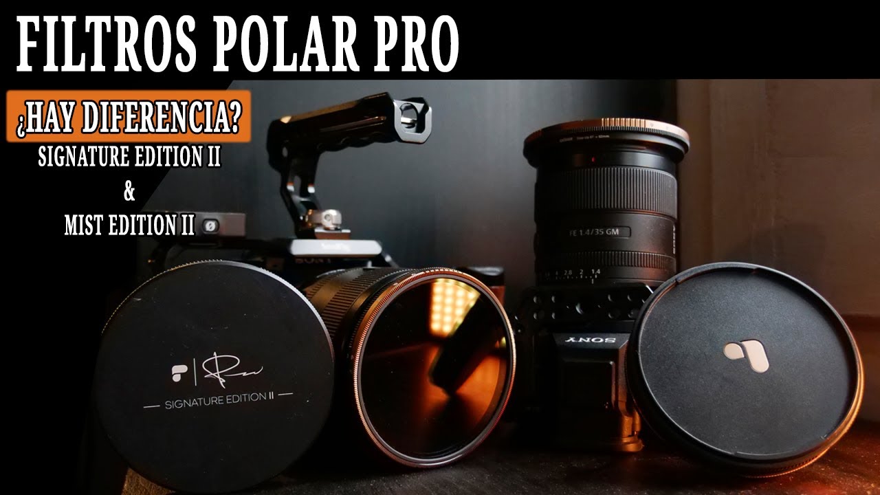 Filtro ND variable POLARPRO VND Signature Edition II + Mist Edition II en cámara Sony