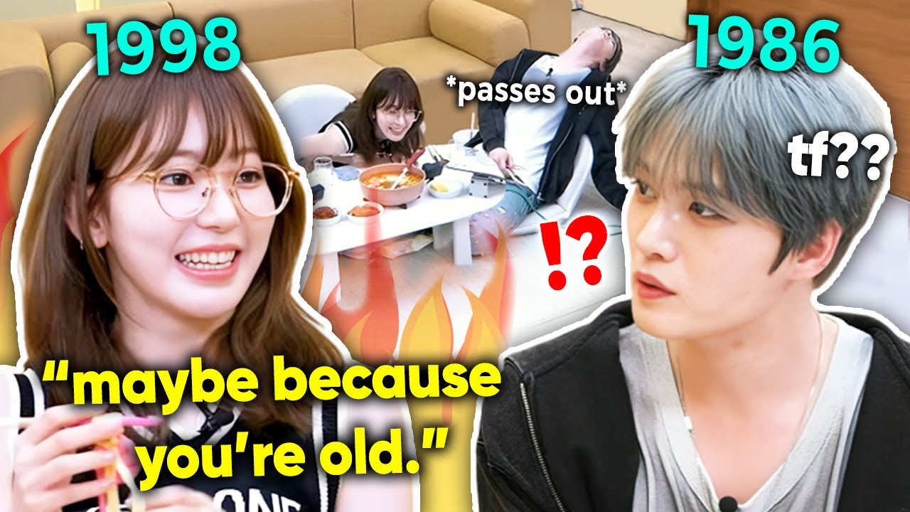 just SAKURA casually dissing another senior idol in his own show