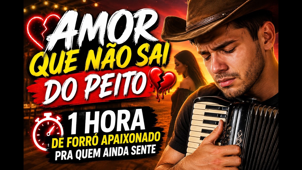 Amor Que Não Sai do Peito 💔 1 Hora de Forró Apaixonado Pra Quem Ainda Sente