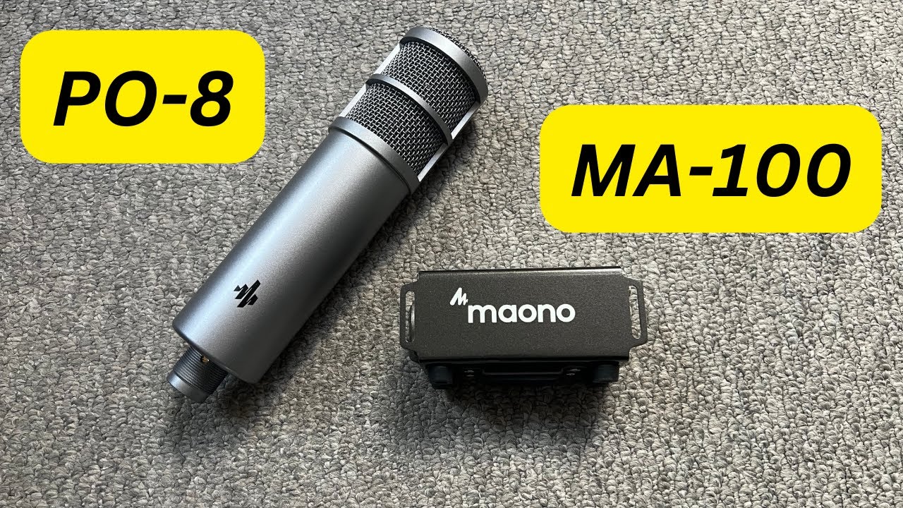 Donner P0-8 WITH Maono MA-100 Mic Activator Test