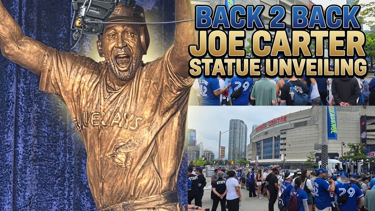 В АУТ! В Rogers Centre открыли памятник Джо Картеру! ⚾️