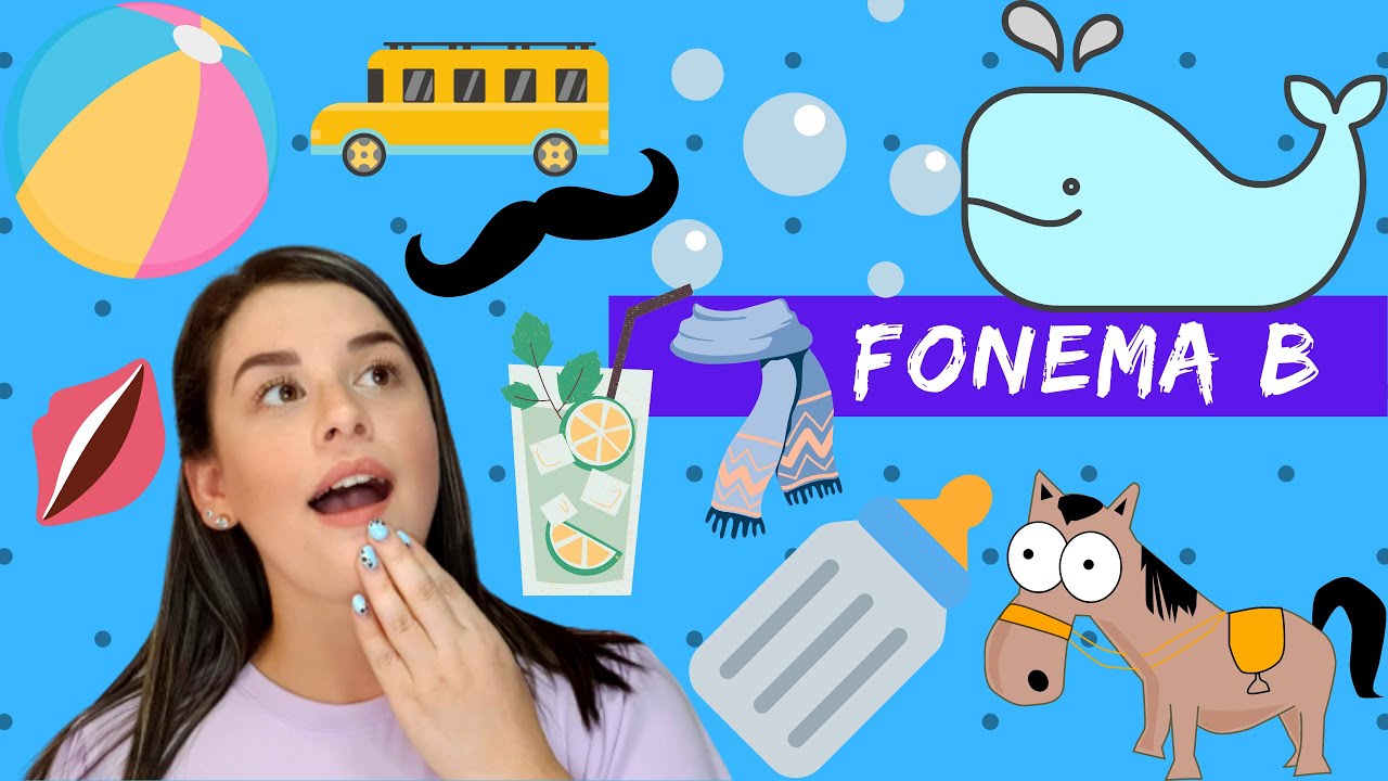 Fonema B| aprende a articular el fonema B | conciencia fonológica fonema B😜😝😛😋