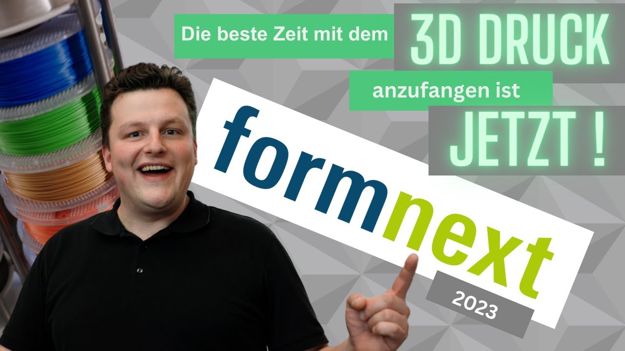 Die beste Zeit mit dem 3D Druck anzufangen ist jetzt! - formnext 2023 Messebericht aus Frankfurt