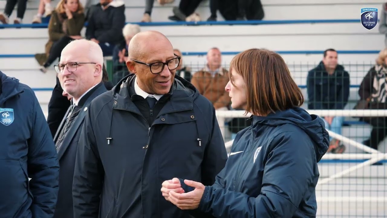 Le président de la FFF, Philippe Diallo, en visite en Haute-Marne !