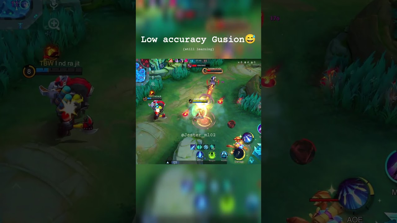 Low accuracy Gusion🗿  #mobalegends5v5 #moba5v5pippin #mlbbmyhero #moba5v5english #shorts