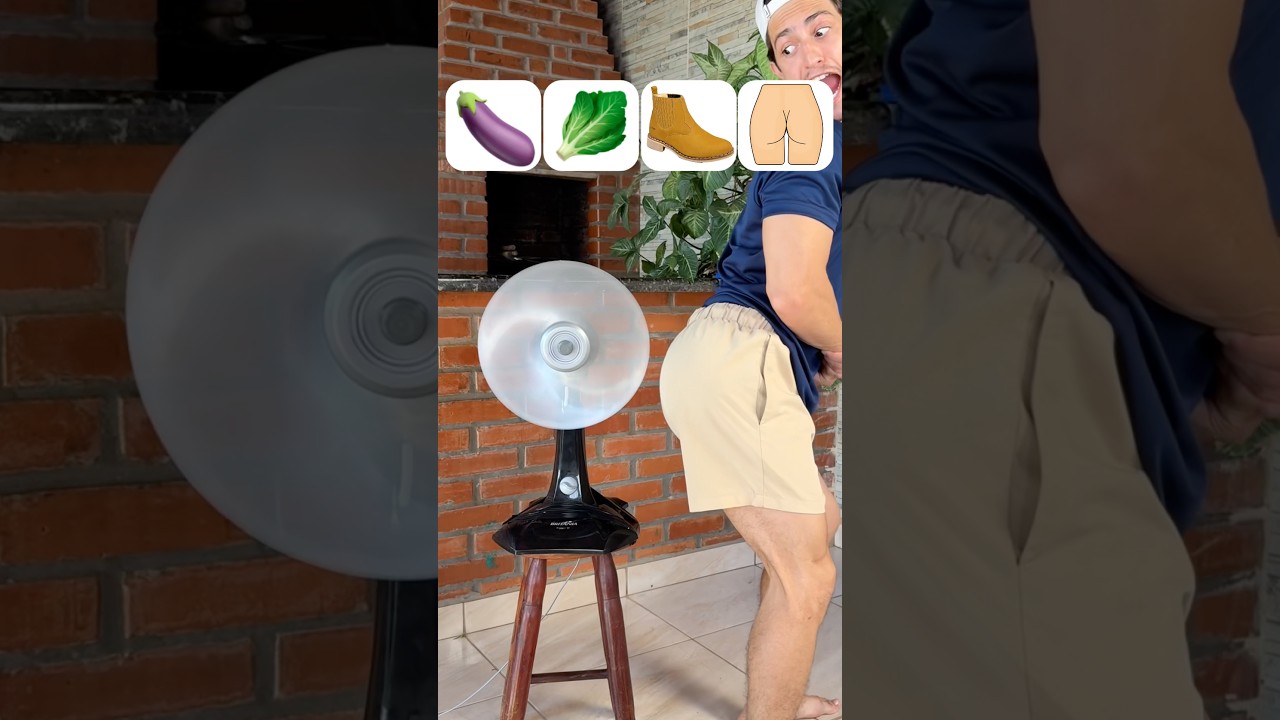 Quais itens v&atilde;o parar o ventilador?!😱 #shorts #challenge