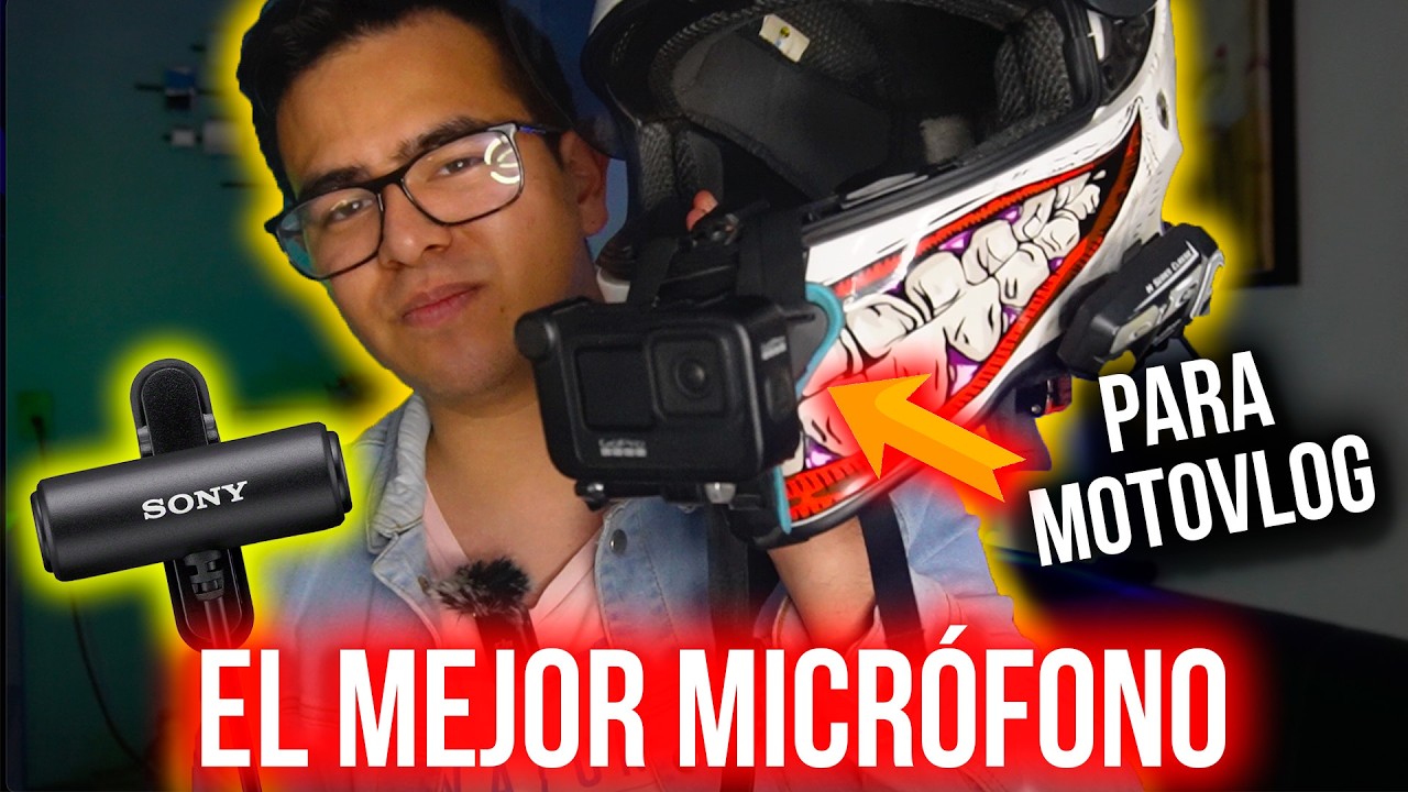 MEJORA tu MOTOVLOG con este MICROFONO SONY ECM-LV1🎤 La Elección DEFINITIVA🔥
