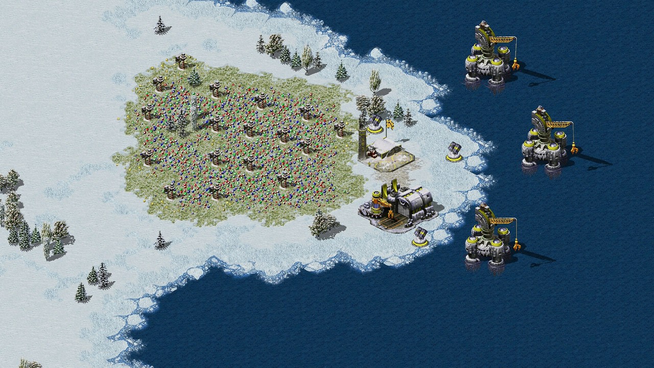 Yuri's Revenge Red Alert 2 The Frozen Ground Ver Zoom 3000 Edit Map Extra Hard AI