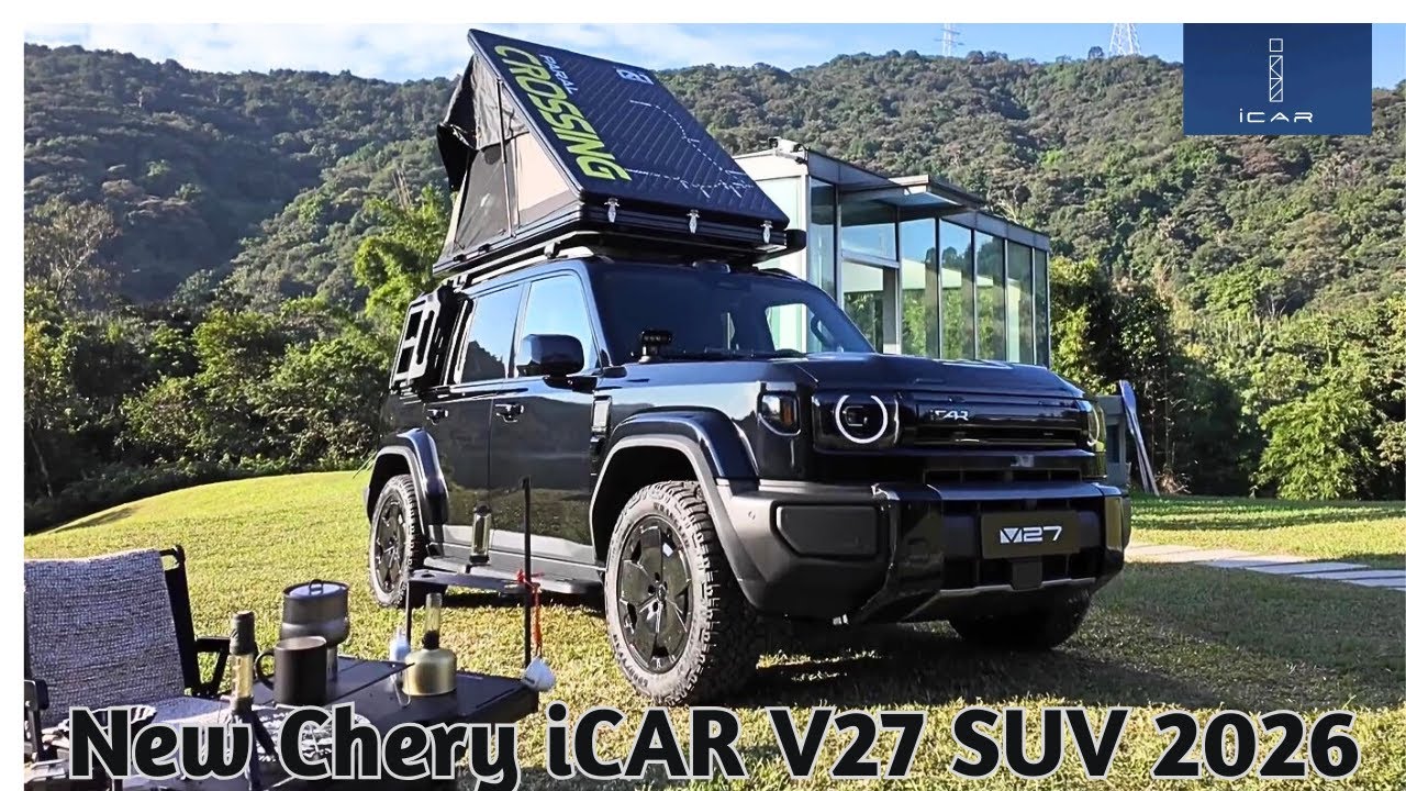 Идеальный кемпер для приключений! 🏕️ 2026 iCAR V27: запас хода 1200 км и мощный двигатель 455 л.с...