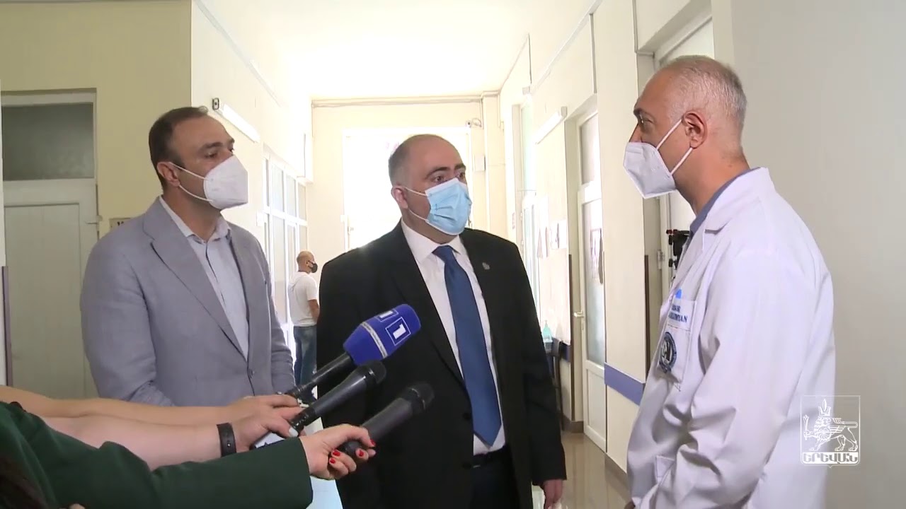«Հերացի» թիվ 1 համալսարանական հիվանդանոց է այցելել Երևանի քաղաքապետի տեղակալ Սերգեյ Հարությունյանը