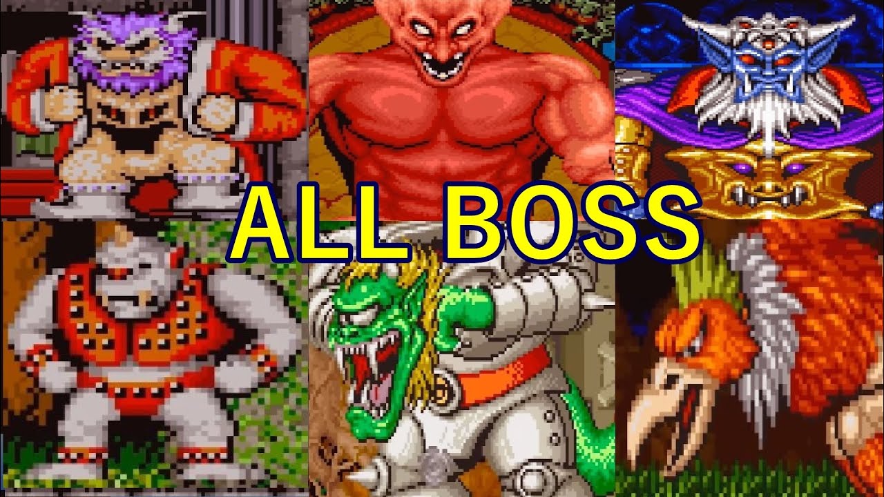 [GAME] 魔界村・大魔界村・超魔界村オールボス / Ghosts 'n Goblins,Ghouls'n Ghosts,Super Ghouls'n Ghosts