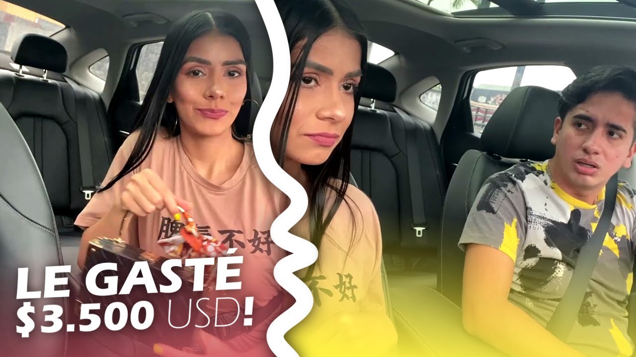 COMPRE CARTERA DE $3.500 CON DlNERO DE MI NOVIO💵👜 *Asi reacciona el!😔🥺