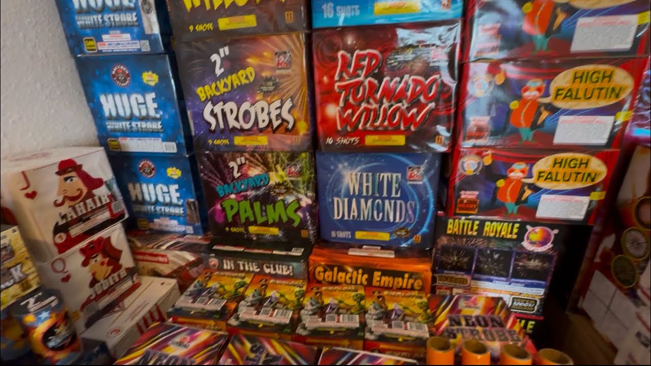 4th of July 2025 Firework Stash #4th #fireworks #stash #banger #2025