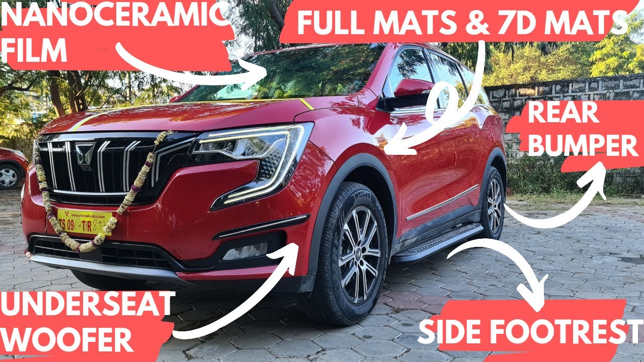 НАБОР АКСЕССУАРОВ MAHINDRA XUV700! БОКОВЫЕ ПОДНОЖКИ, ЗАДНЯЯ ЗАЩИТА, НАНОКЕРАМИЧЕСКАЯ ПЛЕНКА И ДРУ...