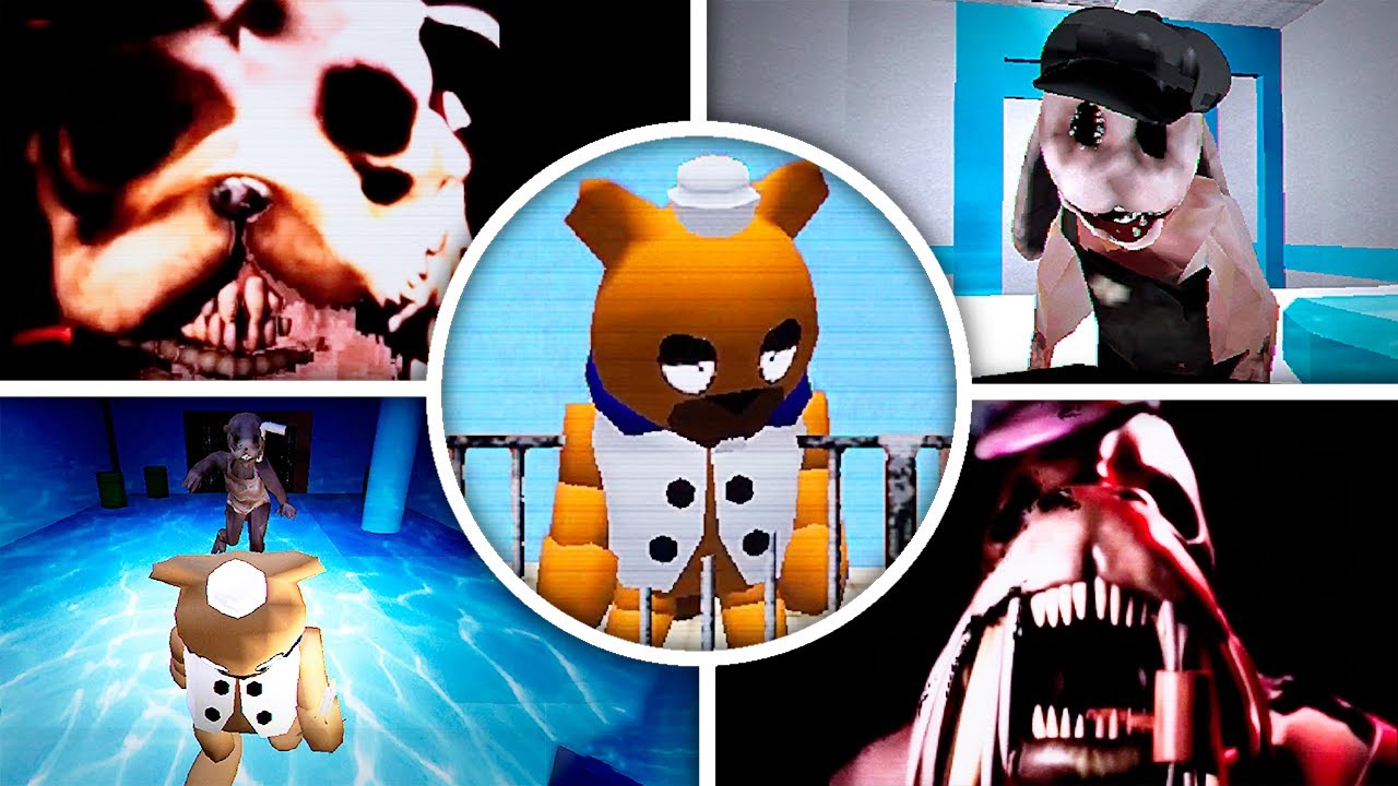 Shipwrecked 64 - All Jumpscares & All Bosses