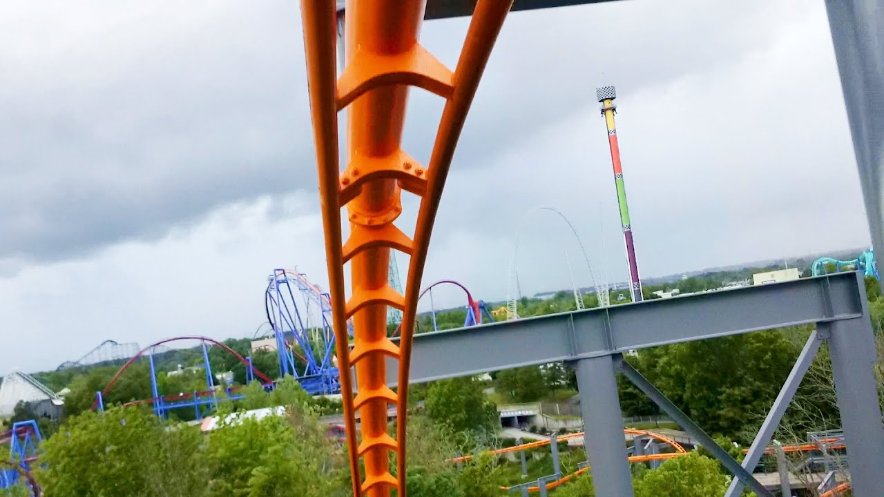 The Bat - Kings Island - Roller Coaster HD-POV