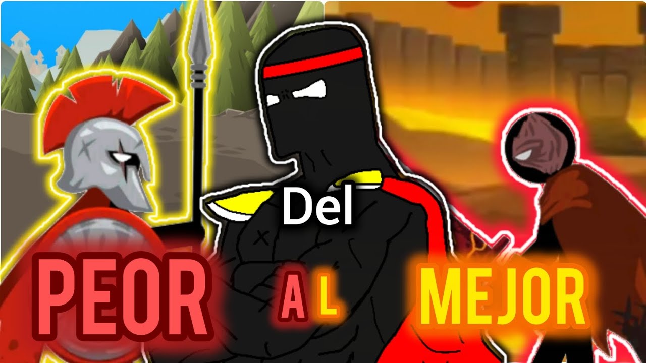 Del peor al mejor general de stick war Saga 