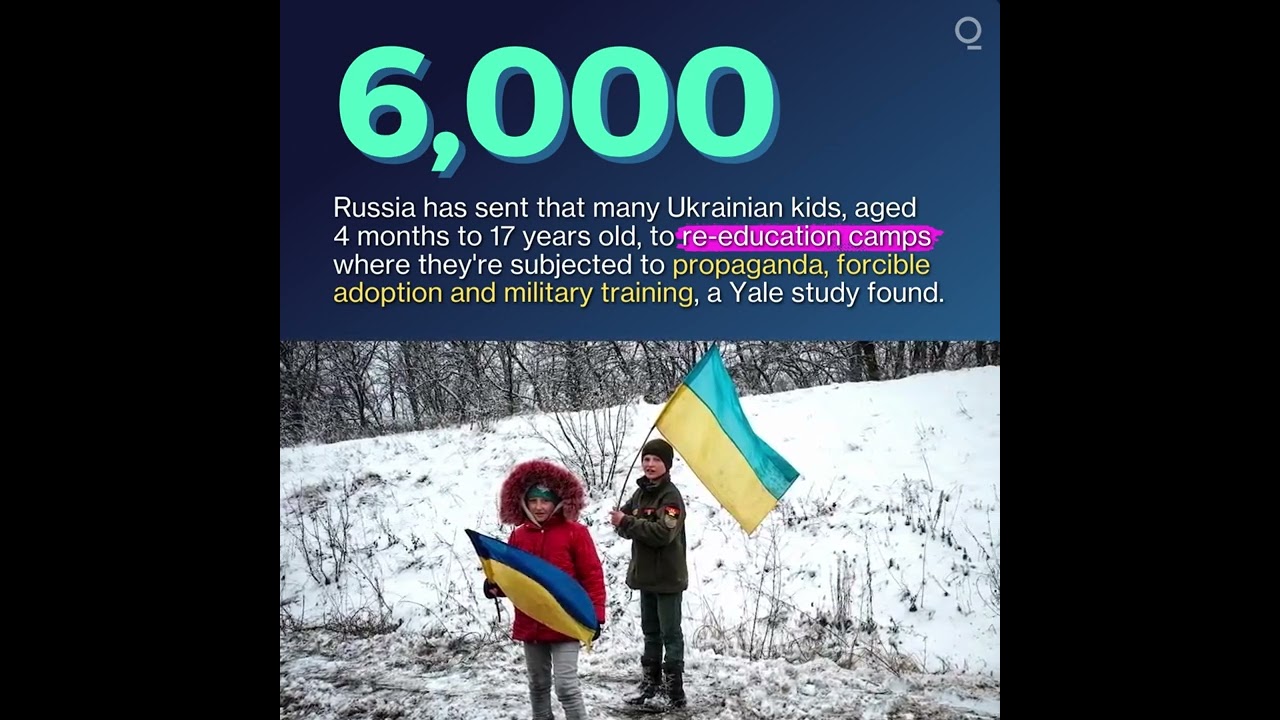 Russia Put 6,000 Ukrainian Kids in Re-Education Camps: Yale Study