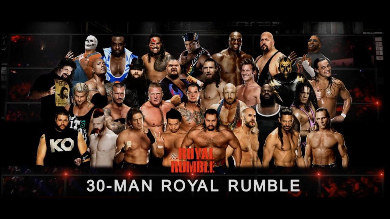 WWE 2K16 (Xbox 360) 30-Man Royal Rumble.
