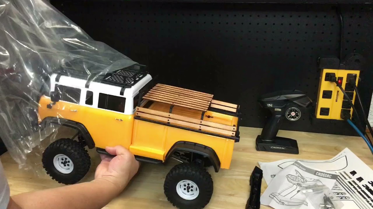 Cross RC EMO JT4 Yellow Unboxing 1:10 Scale RC Trail Crawler