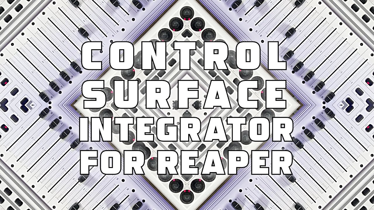 Control Surface Integrator for REAPER with Behringer BCF2000