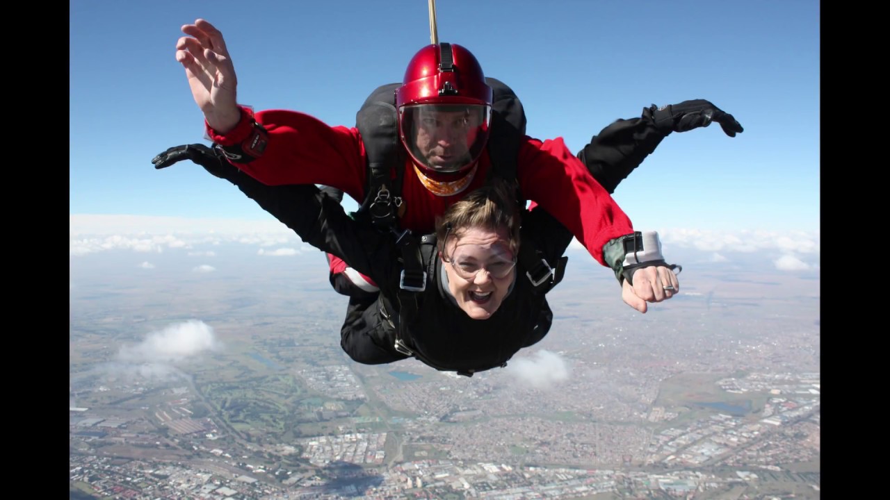 Eunice High School  - 143rd Birthday Tandem Demo Jump