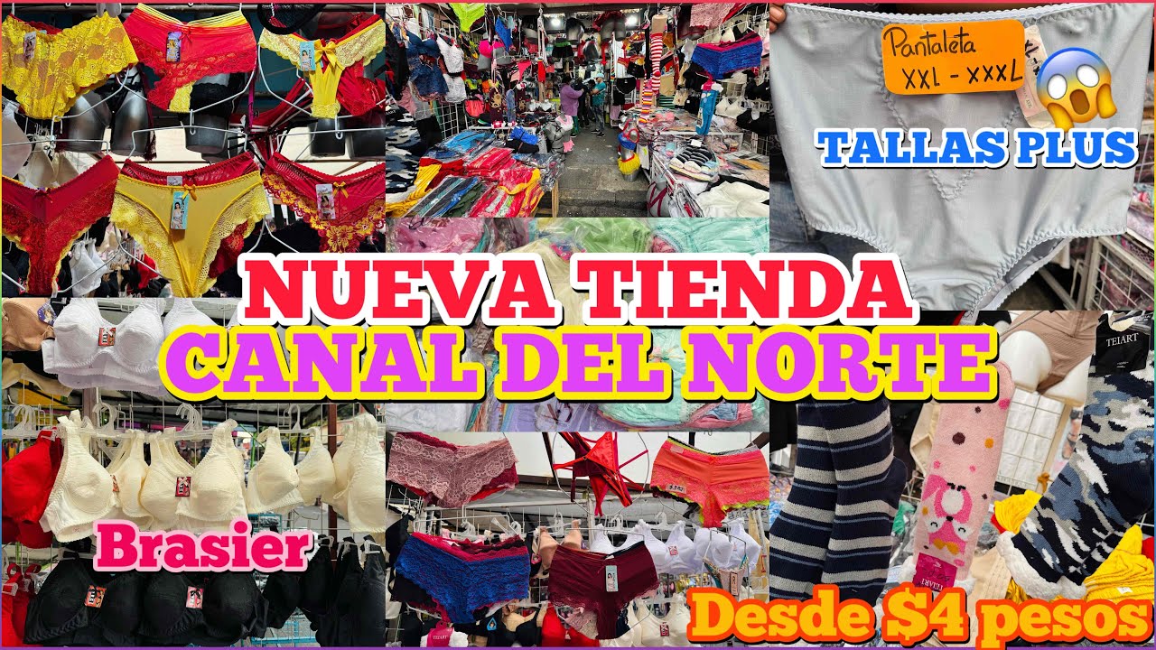 😱DESDE $4 PESOS / LENCERÍA SÚPER BARATA, FAJAS, CALZONES ¡PRECIOS BAJOS!🤑 / CANAL DEL NORTE CDMX