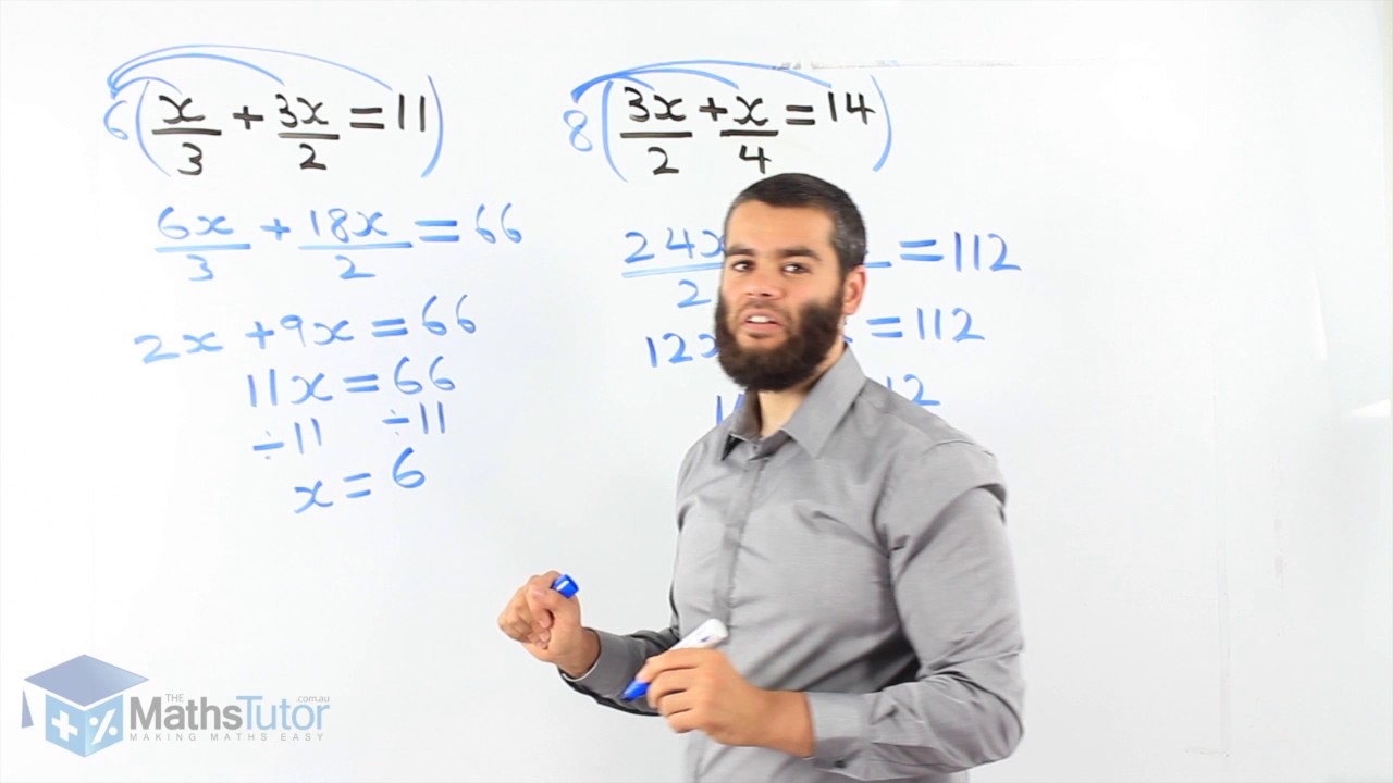 152  Equations with Fractions 2