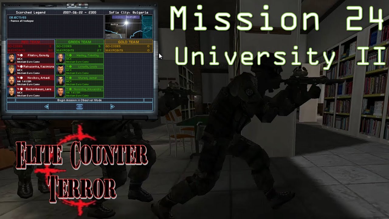 Mission 24 - University II - Elite Counter-Terror Hostage Rescue