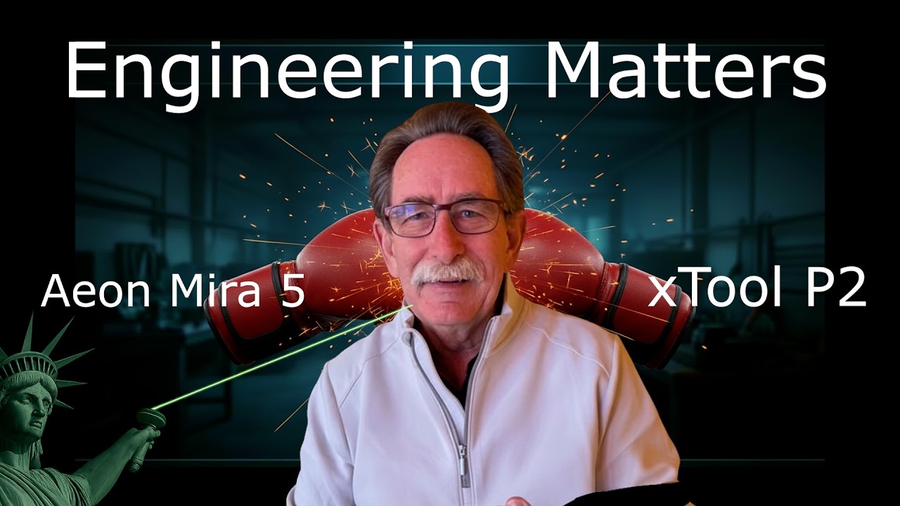 Aeon Mira 5 vs. Xtool CO2 Laser , Engineering Matters