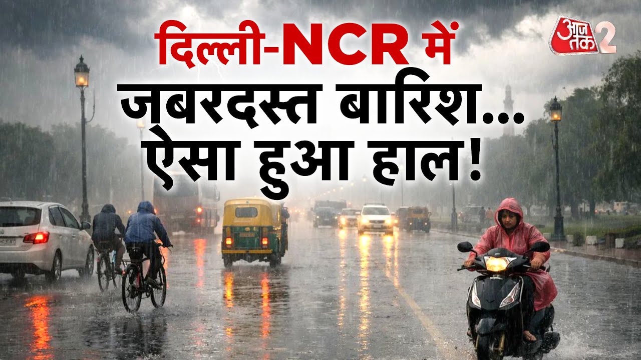 AAJTAK 2 LIVE | DELHI NCR समेत NORTH INDIA में बदला मौसम, बारिश और बर्फबारी से बढ़ी ठंड! AT2