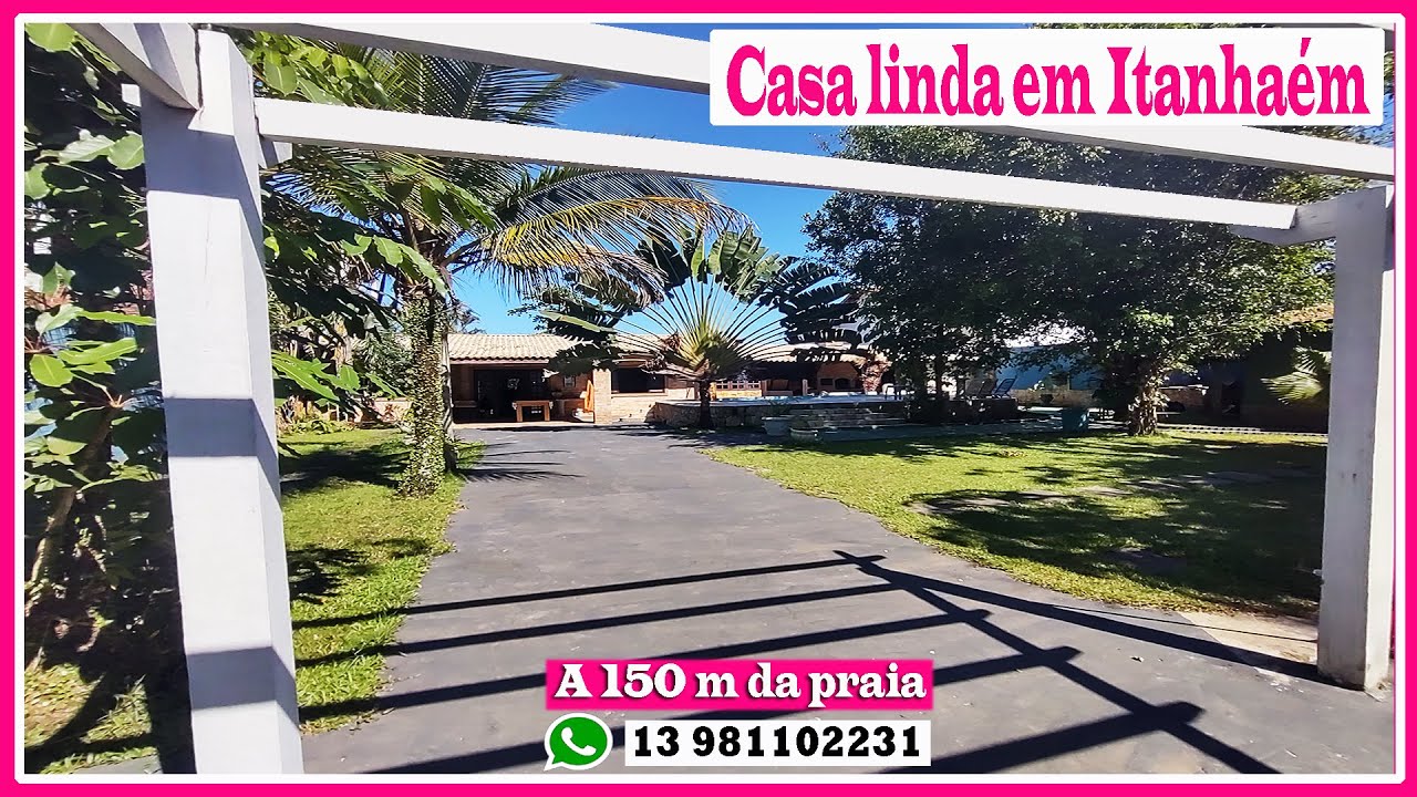 Casa impressionante a 150 m do mar em Itanhaém ótimo preço!