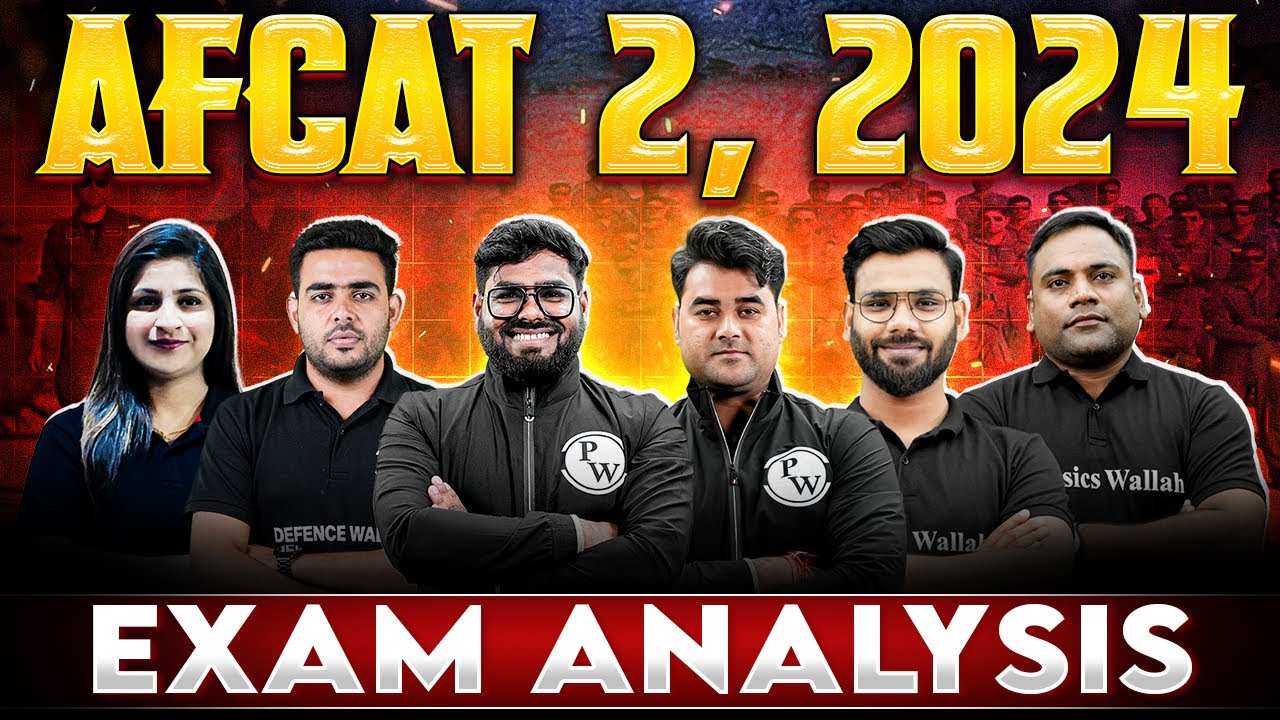 AFCAT 2 2024 Complete Exam Analysis 😲 | AFCAT 2 Most Accurate Answer Key & Solution🤩