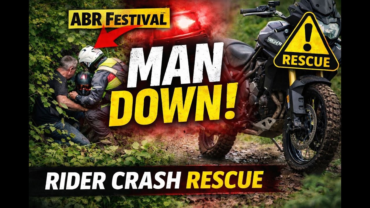 ABR Festival – Man Down | Riders Rescue Crashed Biker