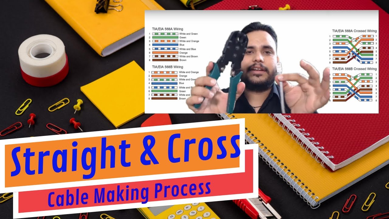 1.3.b Practical Cable Making | Straight Cable | Cross cable