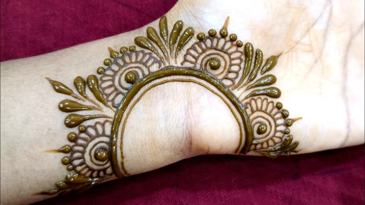New Stylish Front Hand Mehndi Design || simple mehndi || mehandi ka designs || Mehndi design