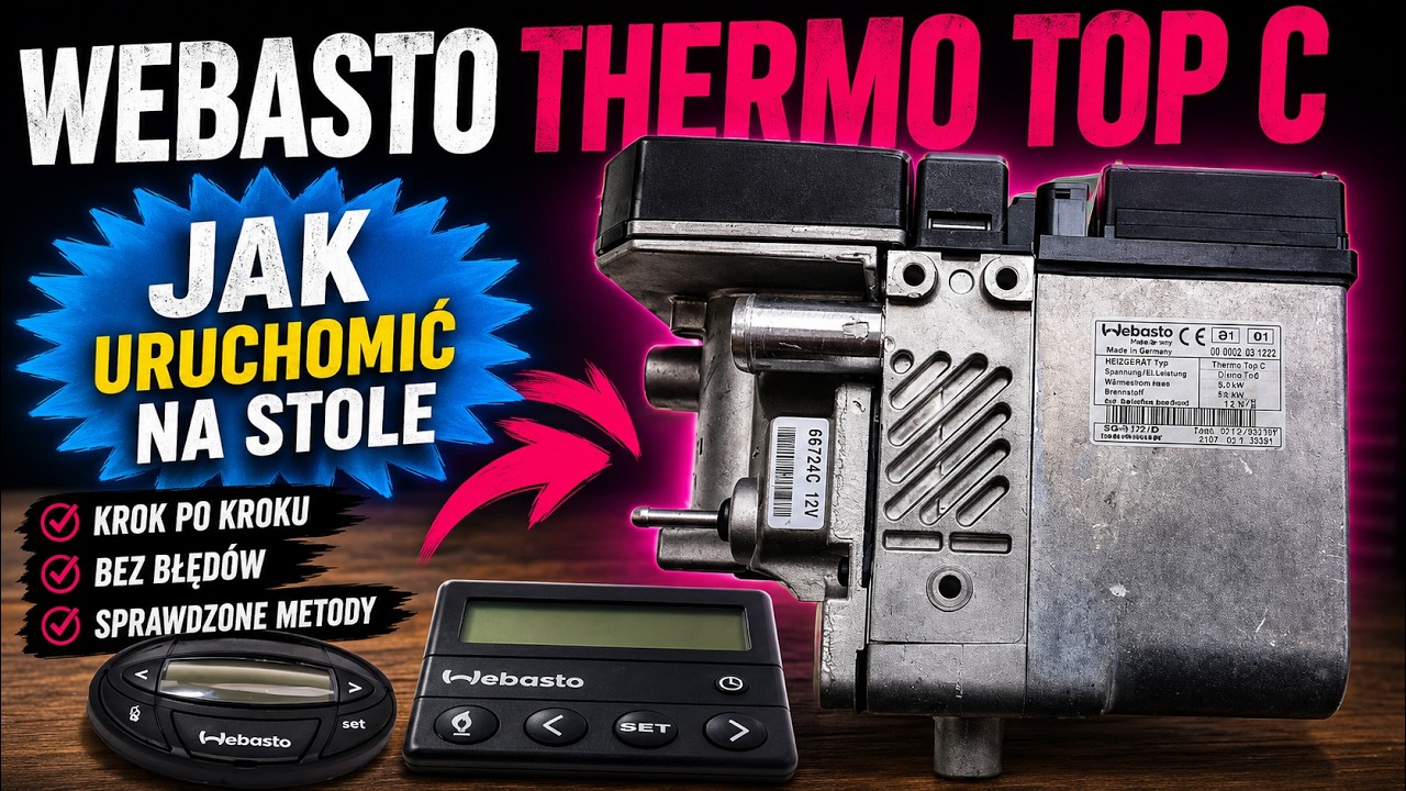 Webasto jak uruchomić na stole  Thermo top c