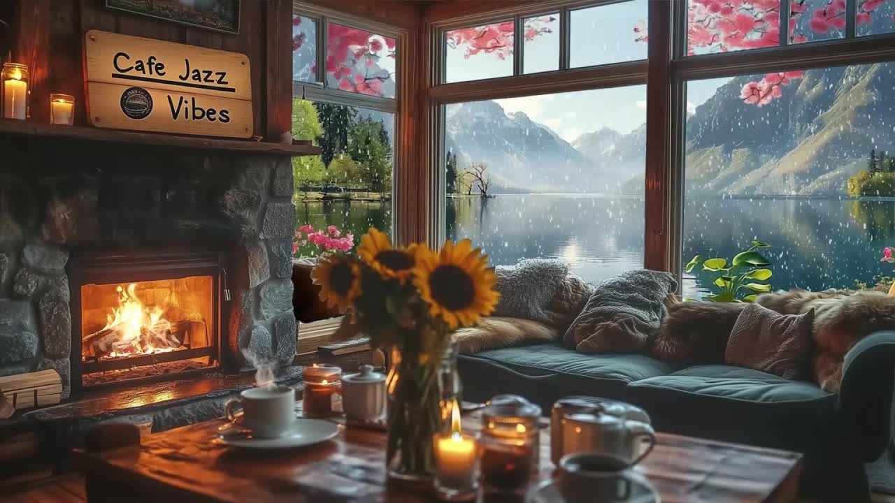Cozy Coffee Shop with Jazz & Ambience Music