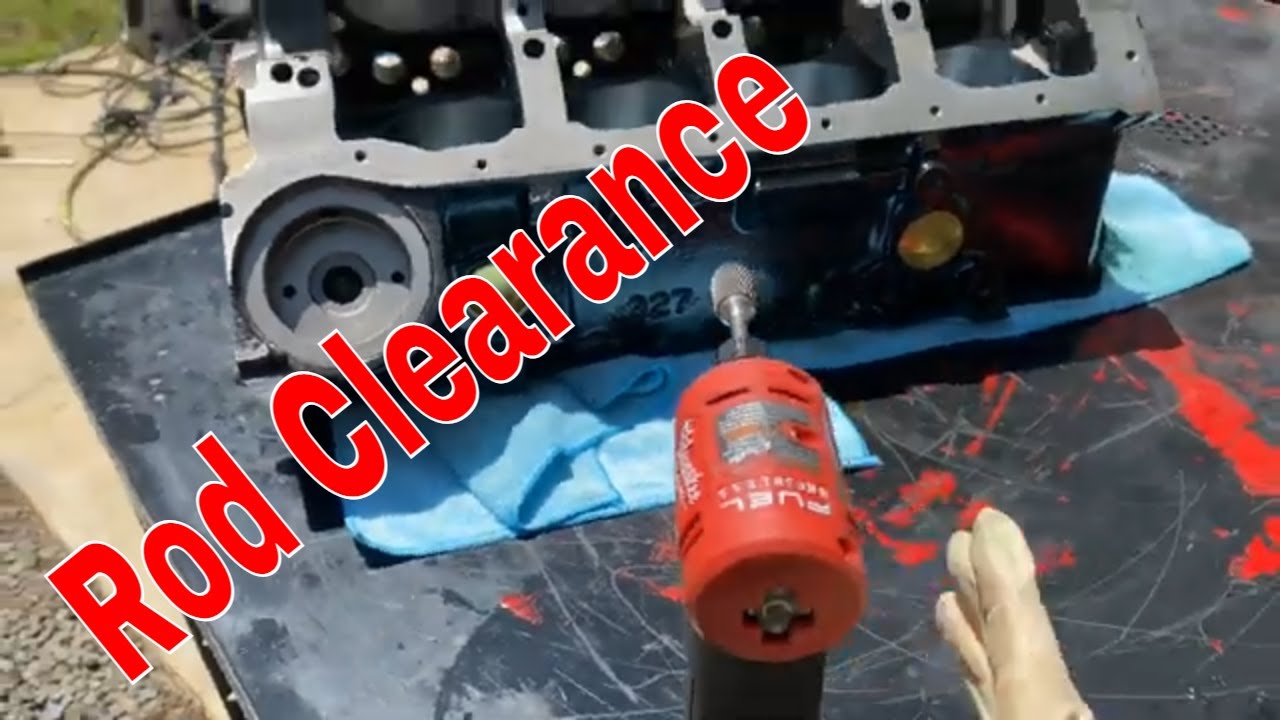 LT1 Rod Clearance Block Grinding