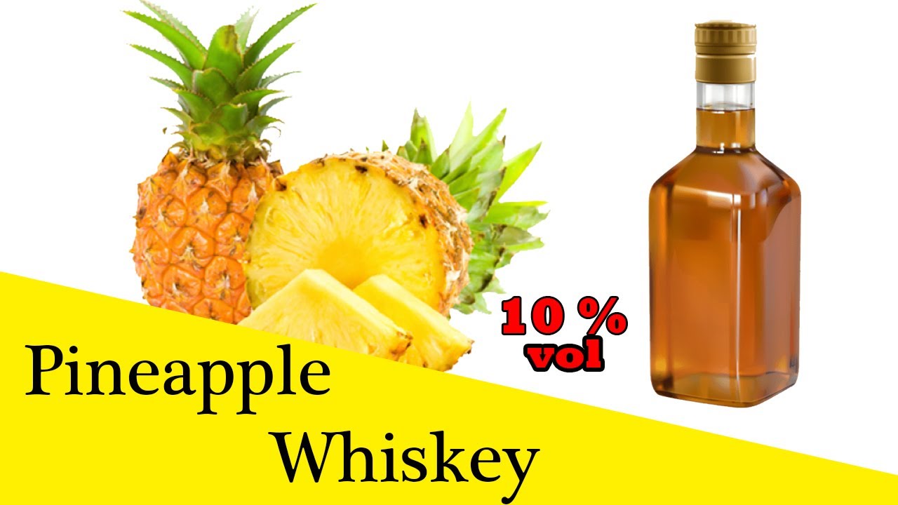 Homemade Pineapple whiskey in village style | Think craft