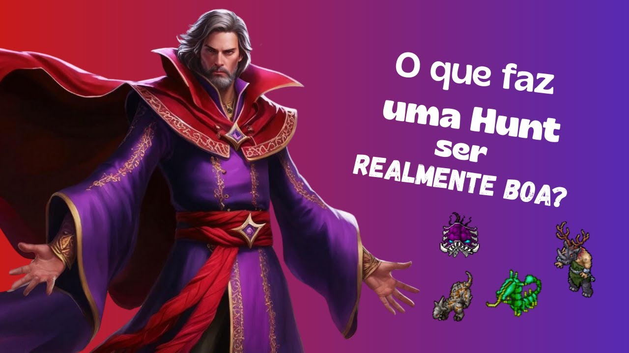 Detonado hunts Rubinot - Critérios