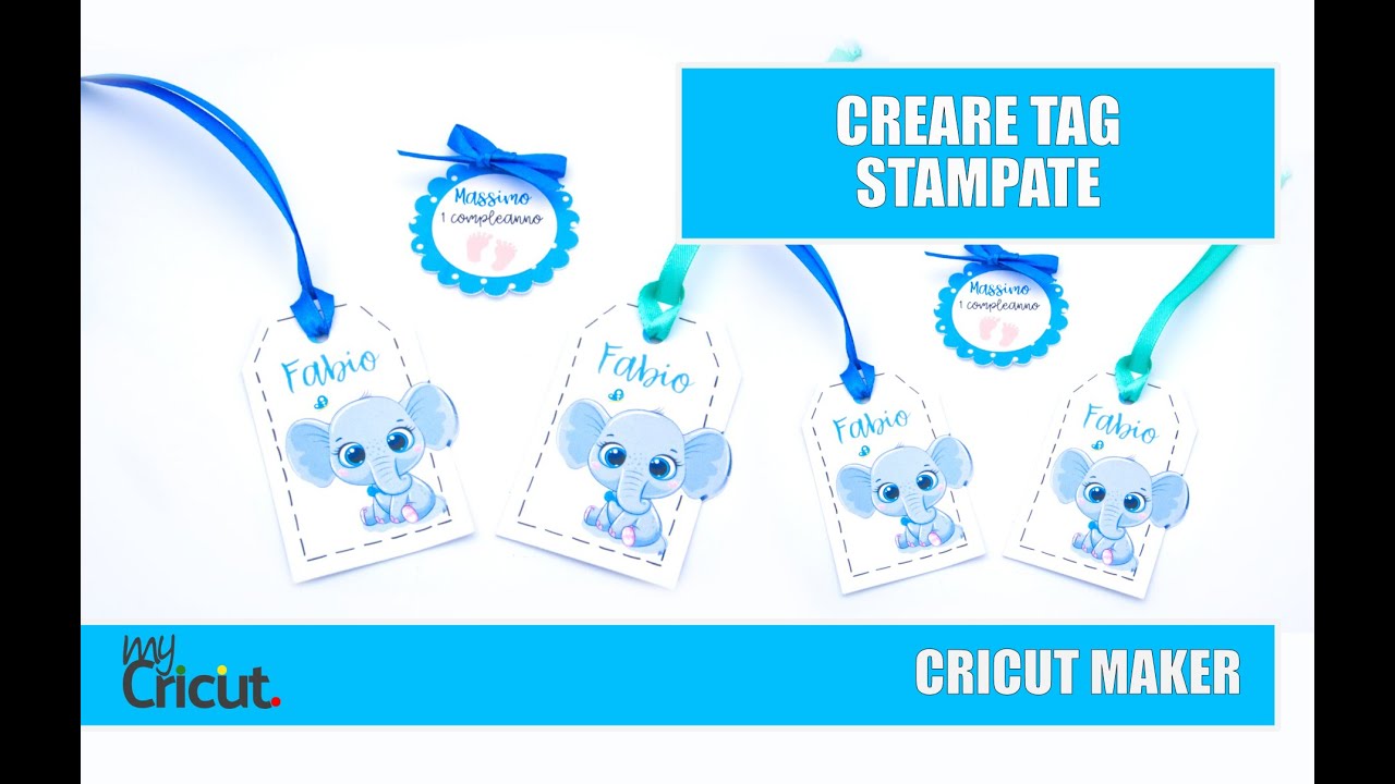 Creare le tag con Cricut Maker