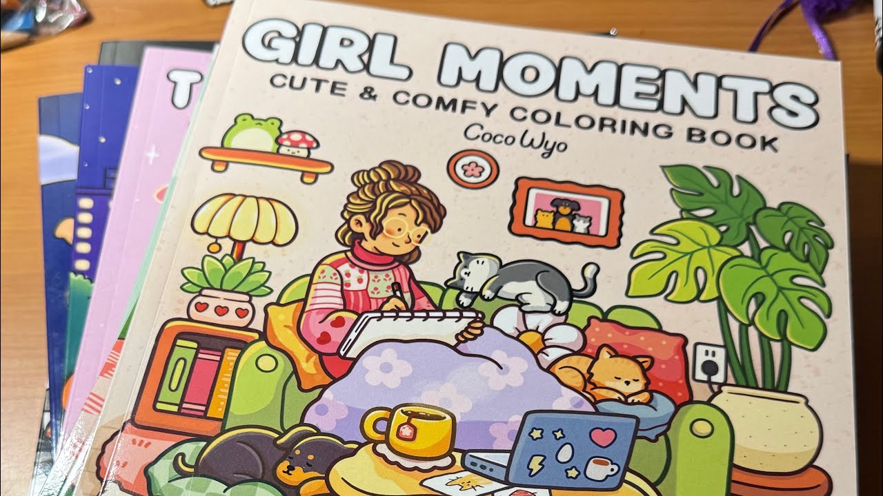 Cute and Cozy Coloring book Haul January 2025