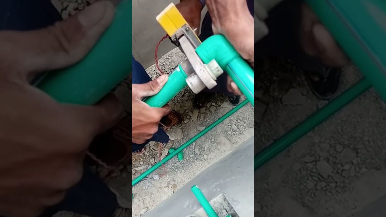 PPR Pipe Welding Machine | Plumbing PPR Pipe Fitting Work | All About Civil Engineer