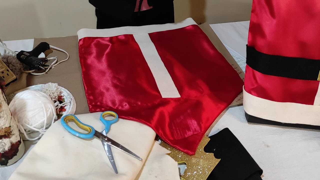 Rápido, facil y económico: forros para sillas con motivos navideños ❤️🙏