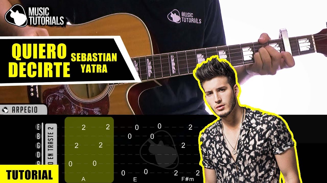 Cómo tocar Quiero Decirte de Sebastian Yatra en Guitarra | Tutorial + PDF GRATIS